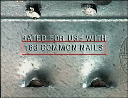 16d COMMON NAILS STAMP