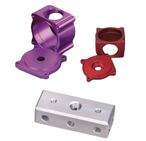 Anodized Aluminum partsmanufactured by YIJIN Hardware