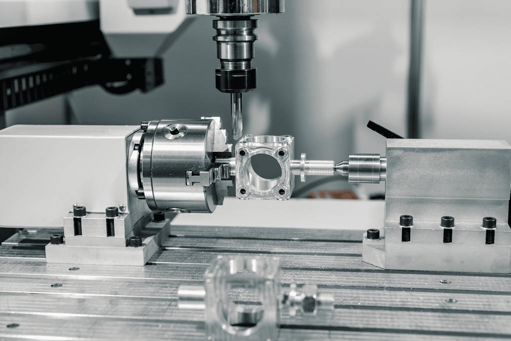 CNC four-axis precision milling