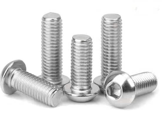 304 stainless steel round head hex bolts manufactured by YIJIN Hardware