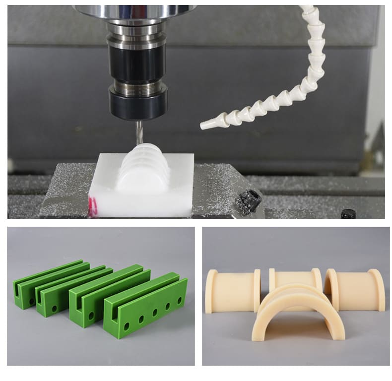 CNC machined plastic parts created by yijin hardware