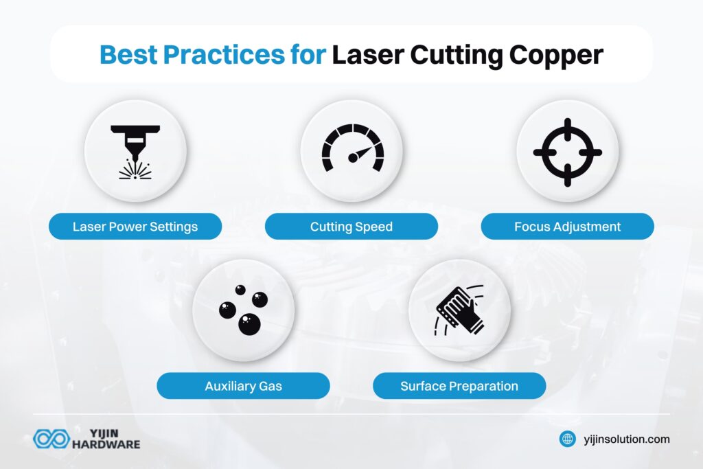 best practices for laser cutting copper materials