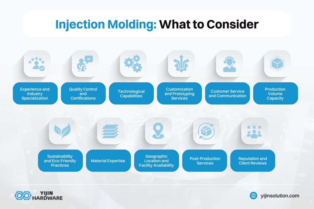 injection molding what to consider